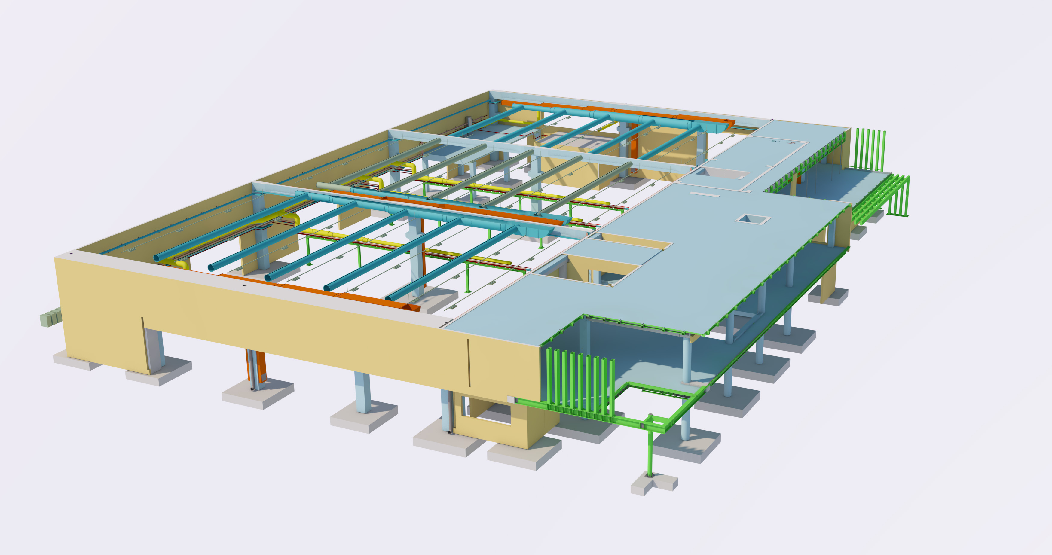 Production building in BIM industry 4.0